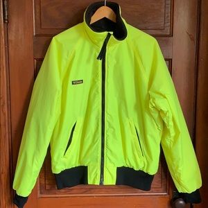 Vintage Neon yellow Columbia jacket size L
